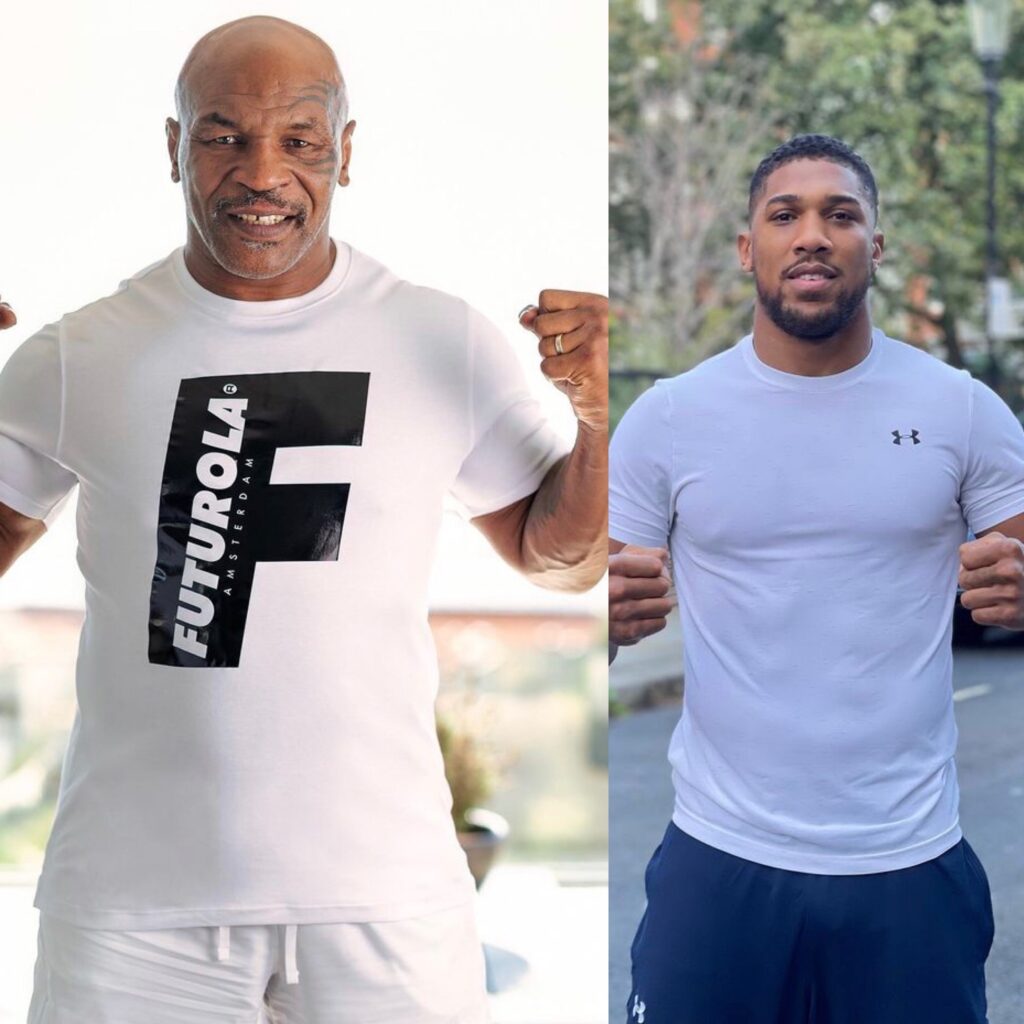 mike tyson and anthony joshua