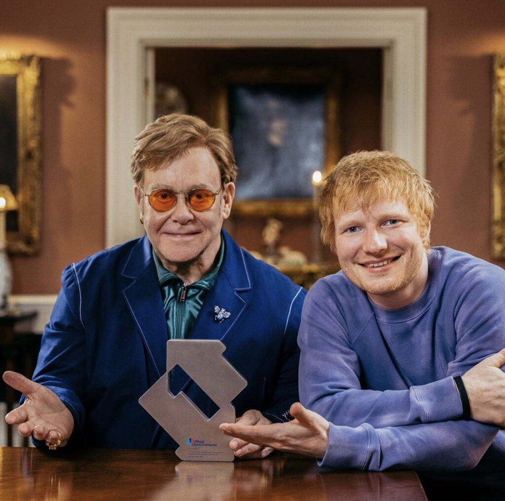 Ed Sheeran and Elton John